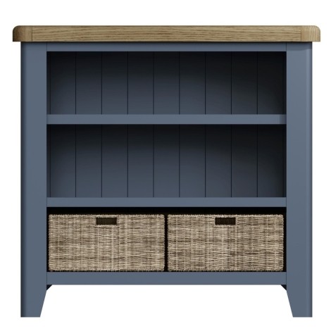 Ellie Blue Painted & Oak - Small Bookcase