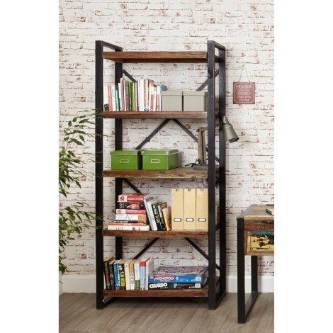 Baumhaus - Urban Chic - Reclaimed Wood - Large Open Bookcase - IRF01B
