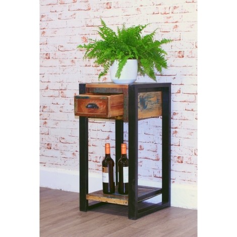 Baumhaus - Urban Chic - Reclaimed Wood - Plant Stand/Lamp Table - IRF10C