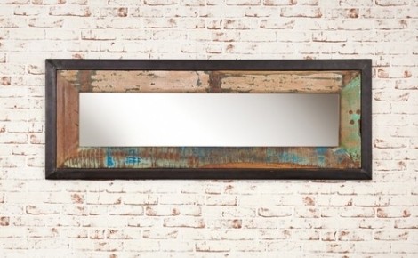 Baumhaus - Urban Chic - Reclaimed Wood - Mirror Medium (Hangs landscape or portrait) - IRF16B