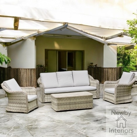Isla Outdoor Rattan Sofa & 2 Chairs