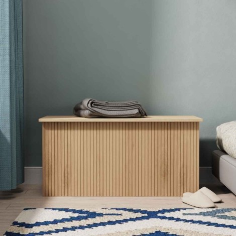 Java - Blanket Box - Slatted Effect Front and Nebraska Base