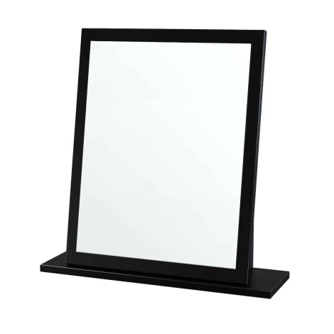 Java - Small Mirror - Slatted Effect Front and Black Matt Base
