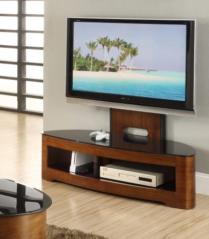 Jual Florence Curve Walnut Cantilever JF209 TV Stand