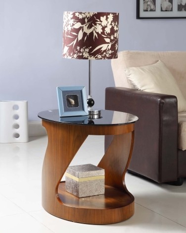 Jual San Marino Curve Walnut Lamp Table JF304