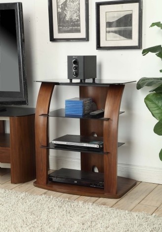 Jual Melbourne Curve Walnut Entertainment Unit JF313