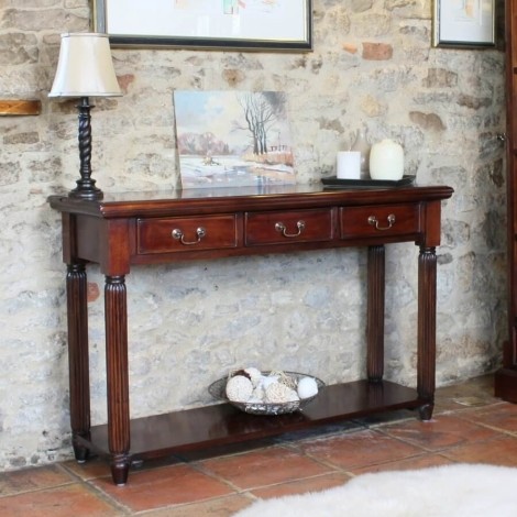 Baumhaus - La Roque - Solid Mahogany Console Table IMR02C