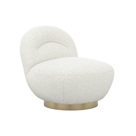 Langham Ivory Swivel Chair