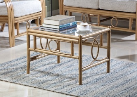 Desser - Madrid - Light Oak - Cane Coffee Table