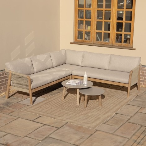 Martinique Corner Sofa With 2 Tables
