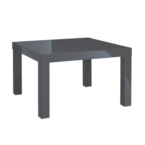 Puro - Charcoal Grey - High Gloss - End Table