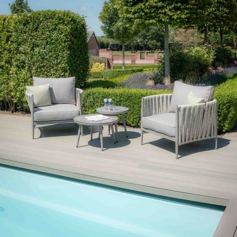 Milan Lounge Set  - Cool Linen