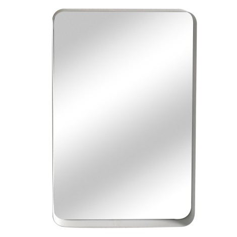 Iron Framed Mirror White