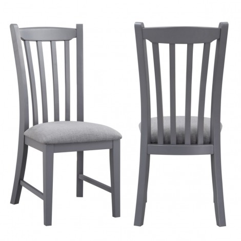 Normandy, Graphite Grey Painted, Painted Dining Chair 