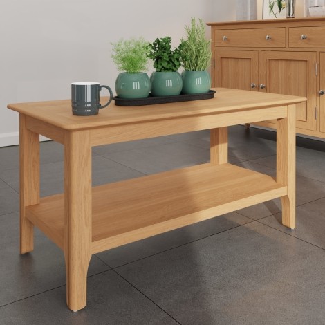 Natalie Light Oak Coffee Table 