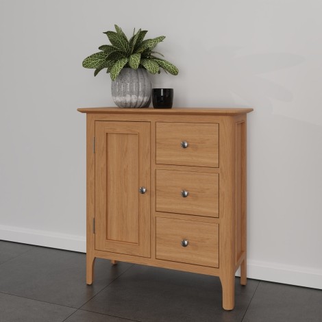 Natalie Light Oak Large Cupboard