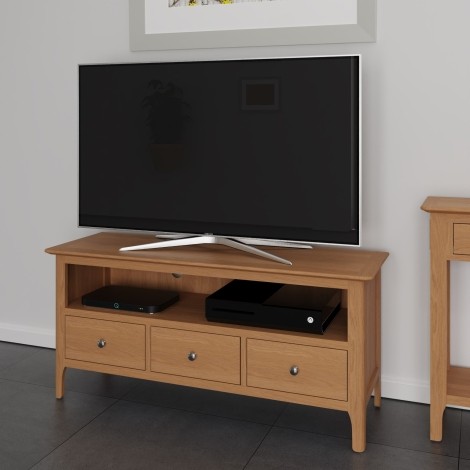 Natalie Light Oak Large TV Cabinet