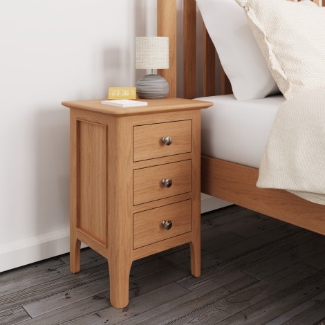 Natalie Light Oak - Small Bedside Cabinet