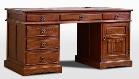 Old Charm Pedestal Desk OC2798