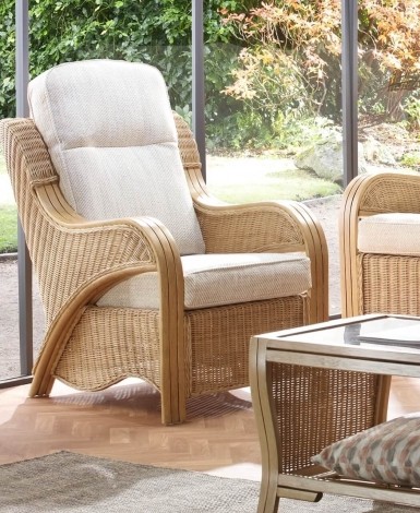 Desser - Opera - Light Oak - Cane Arm Chair