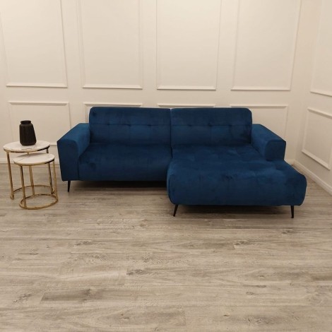 Oslo Marine Blue Right Hand Facing 2str Chaise Sofa