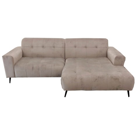 Oslo Silver Right Hand Facing 2str Chaise Sofa