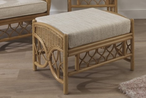 Desser - Oslo - Light Oak - Cane Footstool