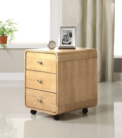 Jual Helsinki Oak 3 Drawer Pedestal PC201