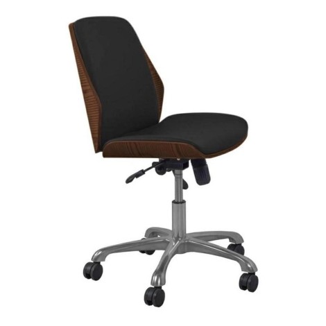 Swivel Office Chair Walnut / Black PC211