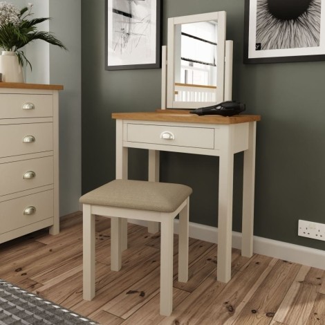 Radley Oak & Truffle Grey Painted Bedroom - Dressing Table