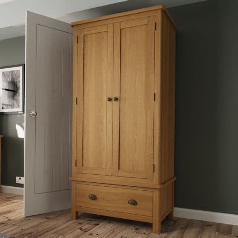 Royal Rustic Oak - Gents Wardrobe