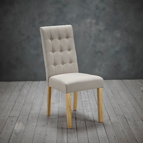 Roma Beige Dining Chairs (Pair)