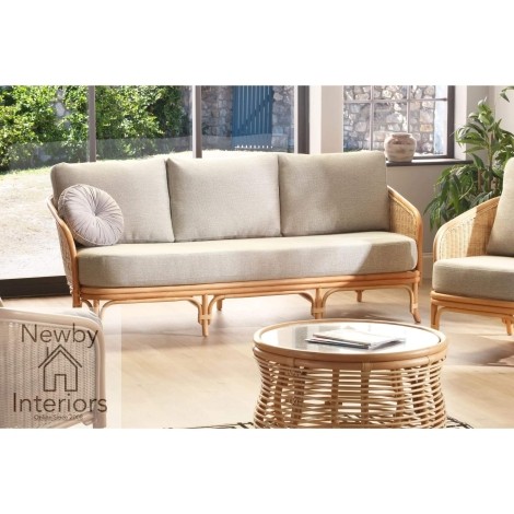 Royal 3 Seater Sofa Natural Rattan