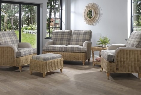 Desser - Seville - Light Oak - Cane 2 Seater Sofa & 2 Chairs