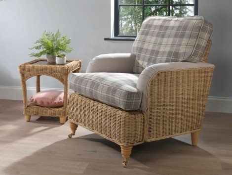 Desser - Seville - Light Oak - Cane Arm Chair