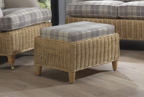 Desser - Seville - Light Oak - Cane Storage Footstool