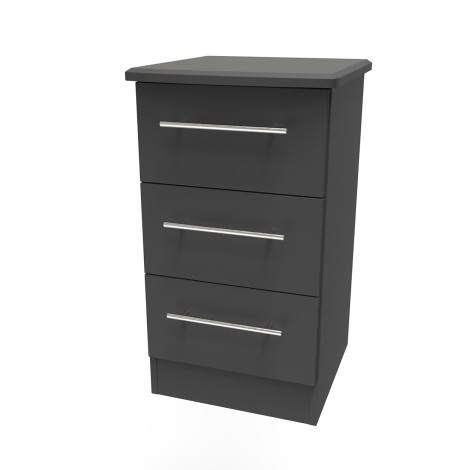 Sherwood - 3 Drawer Locker - Graphite Finish