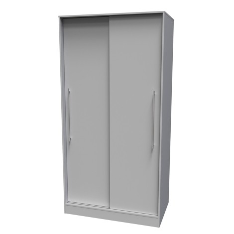 Sherwood - 2 Sliding Robe 100cm wide - Grey Matt Finish
