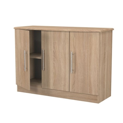 Sherwood - 3 door Storage Unit - Bardolino Oak Finish