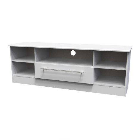 Sherwood - Open Wide TV Unit - Grey Matt Finish