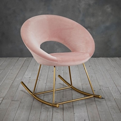 Stella Occasional Rocking Chair Vintage Pink