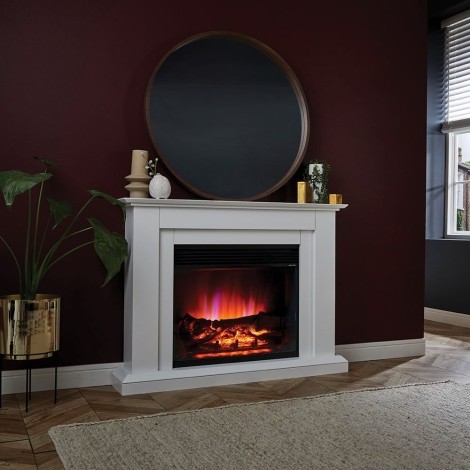 Horley - 42" White Electric Fireplace Suite - 2kW