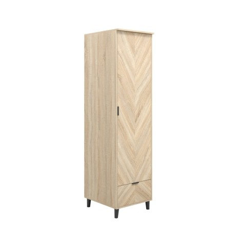 Stockholm Chevron 1 Door Wardrobe