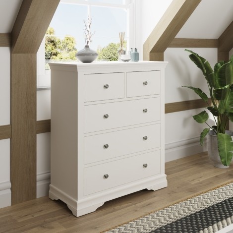 Blenheim Painted White - 2 Over 3 Chest