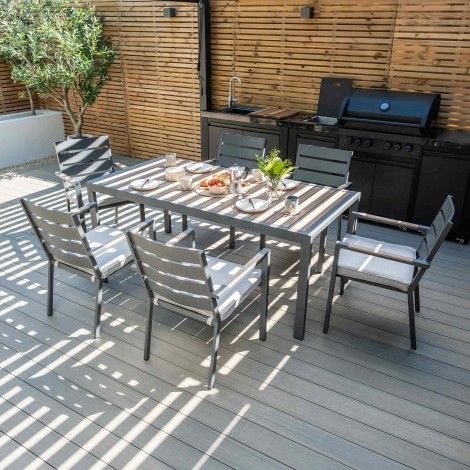 Vancouver 6 Seat Rectangular Dining Set