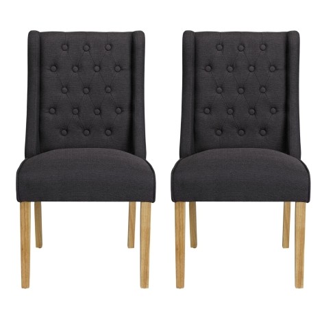 Verona Dining Chair Charcoal (Pair)