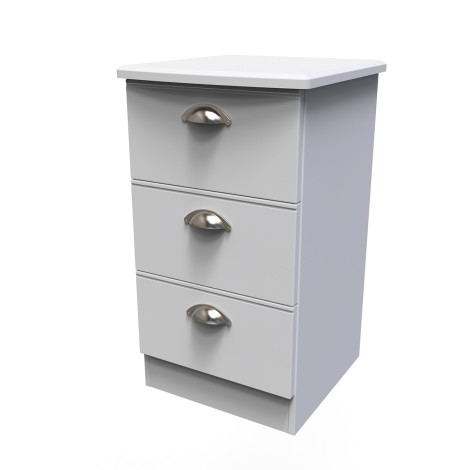 Victoria - 3 Drawer Locker - Grey Matt Finish