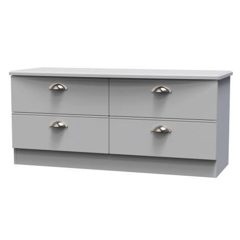 Victoria - 4 Drawer Bed Box - Grey Matt Finish