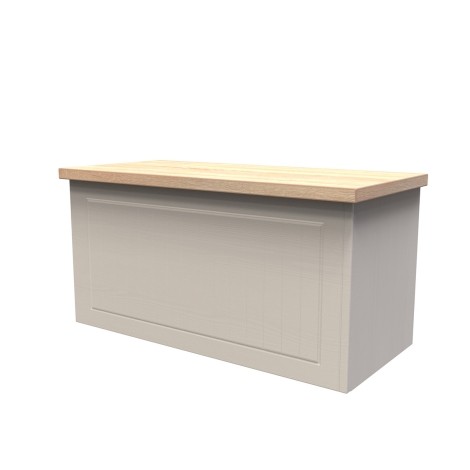 Vienna - Kashmir Ash with Bardolino Oak Top Blanket Box