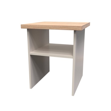 Vienna - Kashmir Ash with Bardolino Oak Top Lamp Table